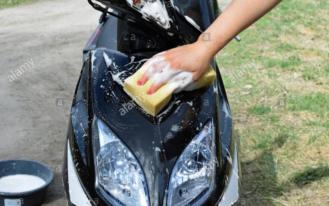 Scooter wassen